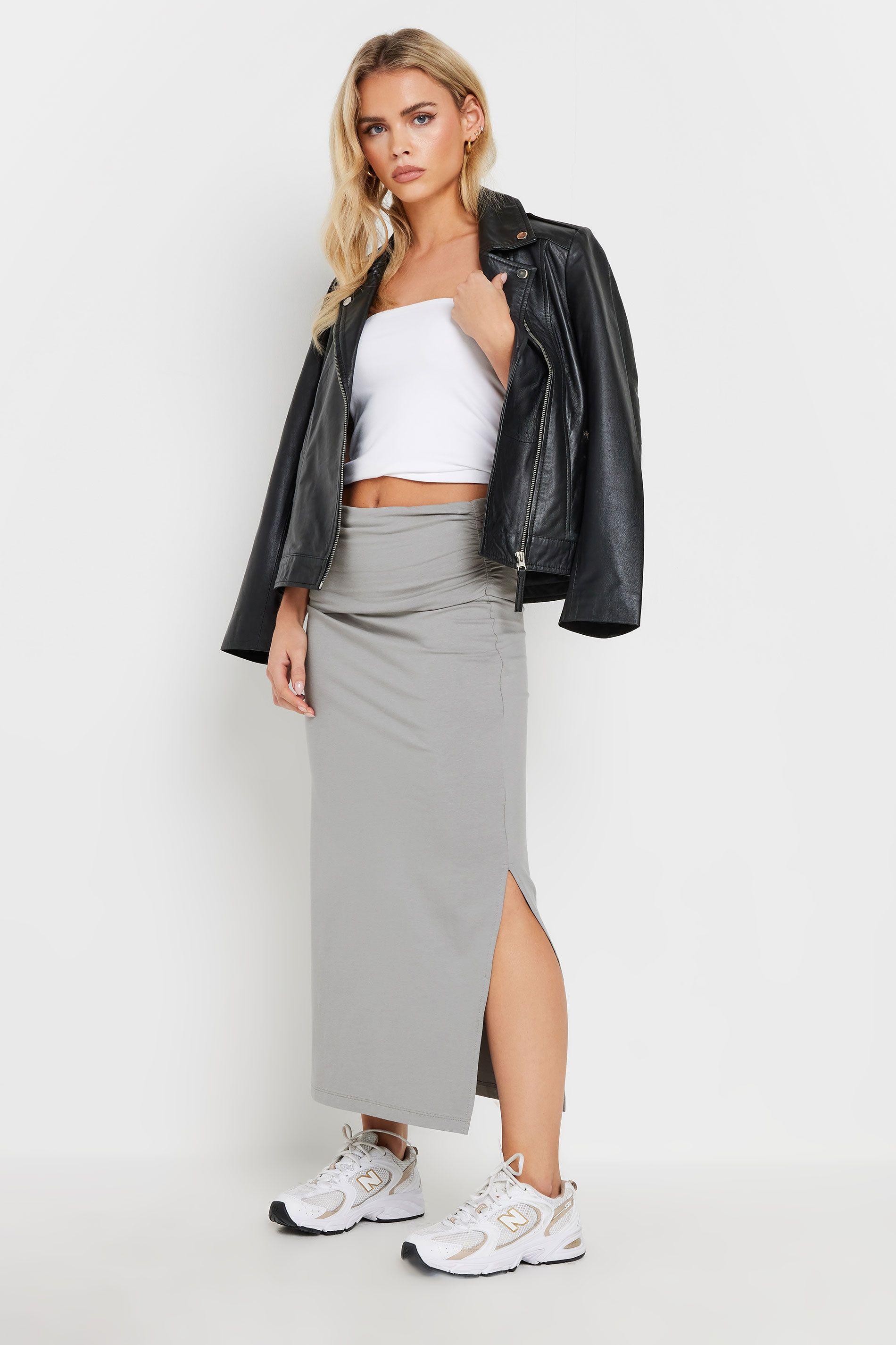 Petite Fold Over Maxi Skirt by PIXIEGIRL