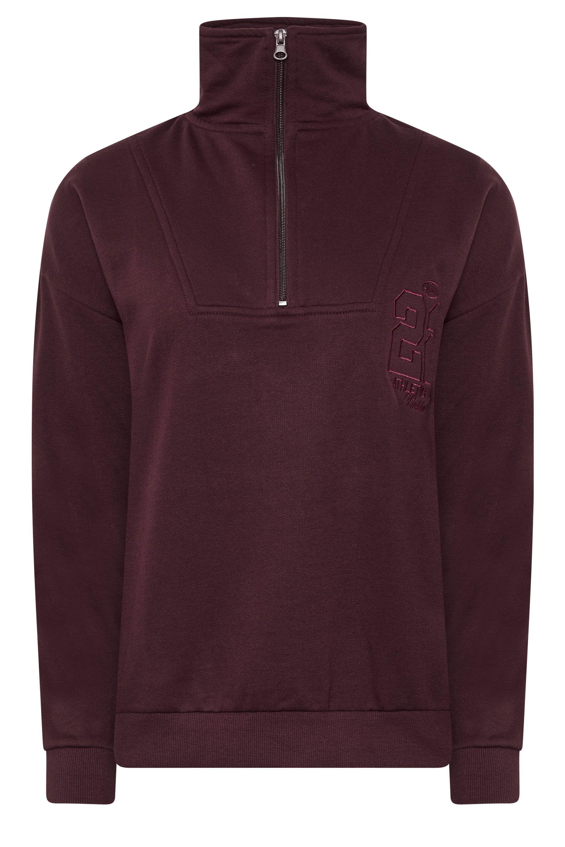 Petite Funnel Neck Sweatshirt by PIXIEGIRL