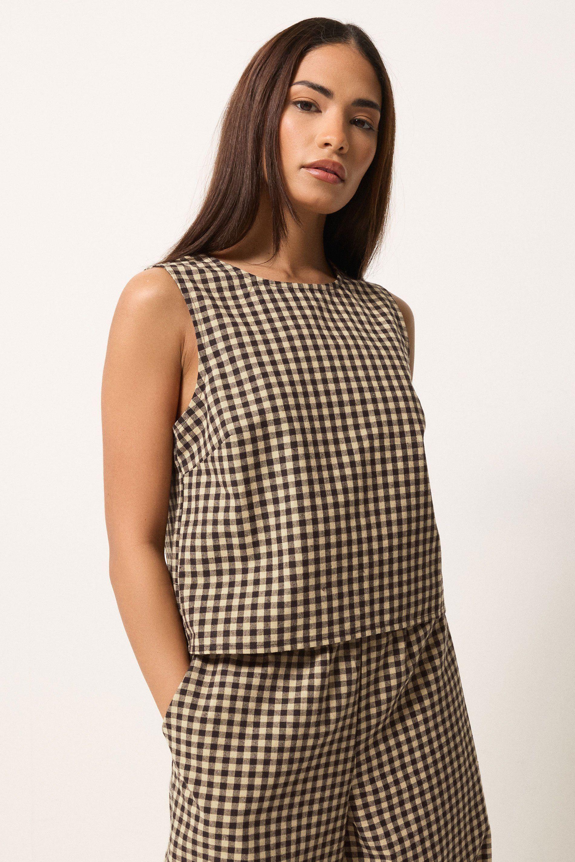 Petite Gingham Top by PIXIEGIRL