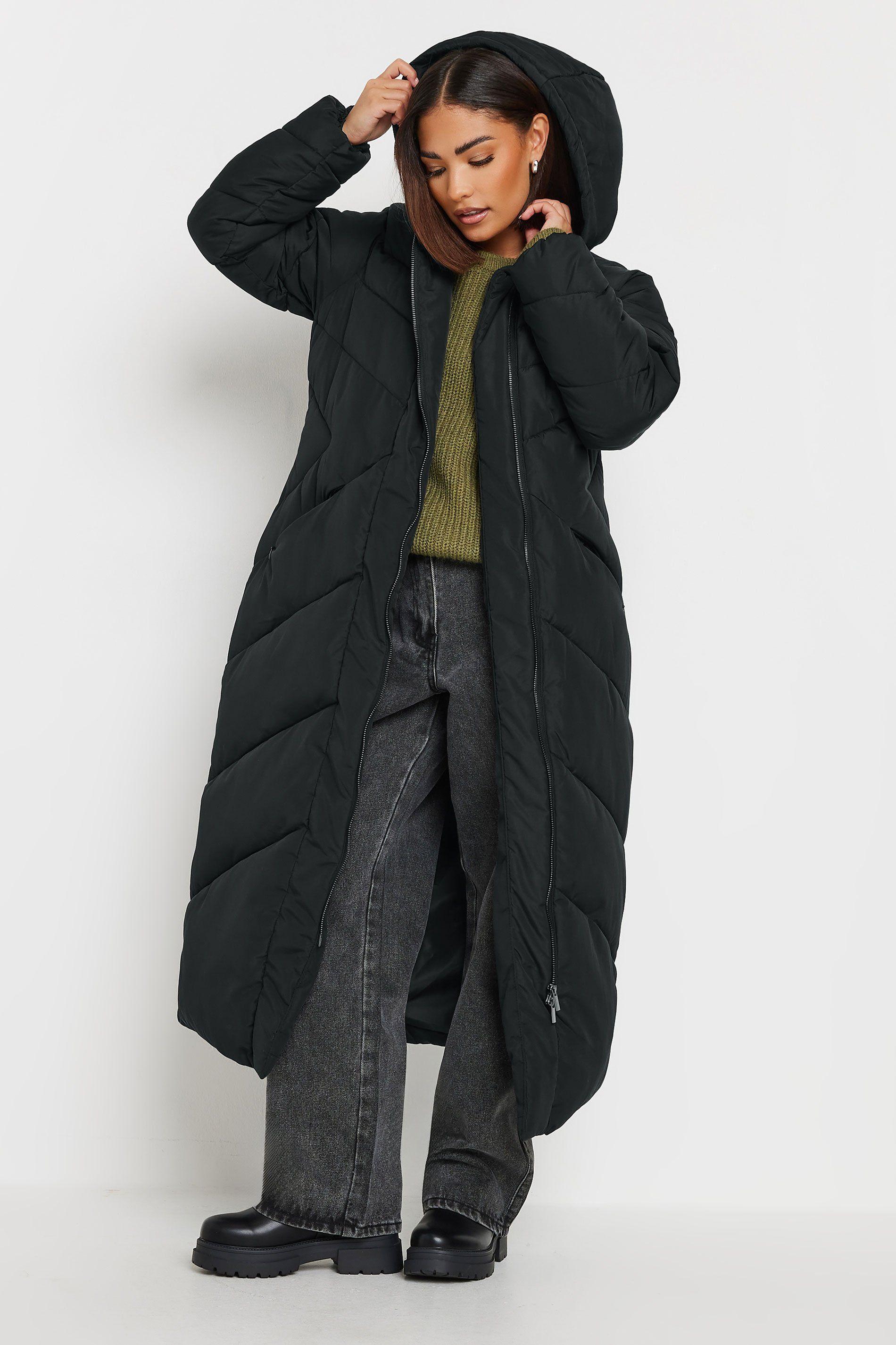 Petite Padded Maxi Coat by PIXIEGIRL