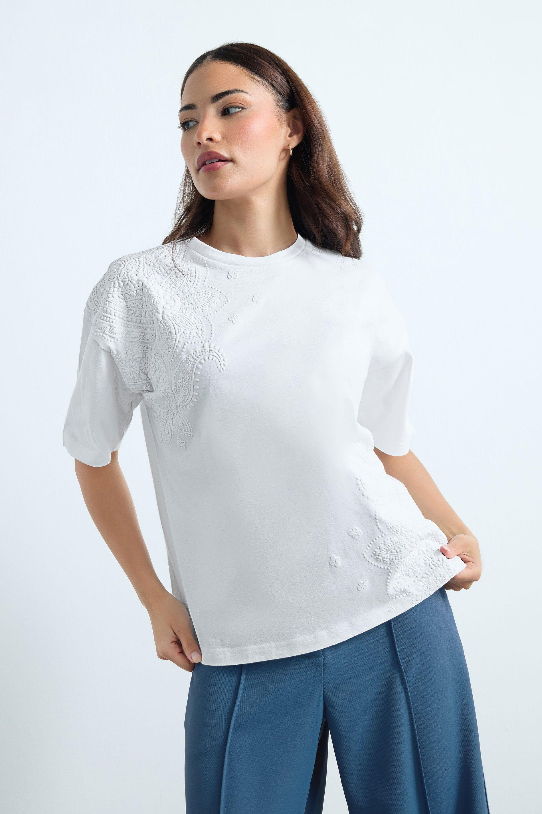 Petite Paisley T-Shirt by PIXIEGIRL