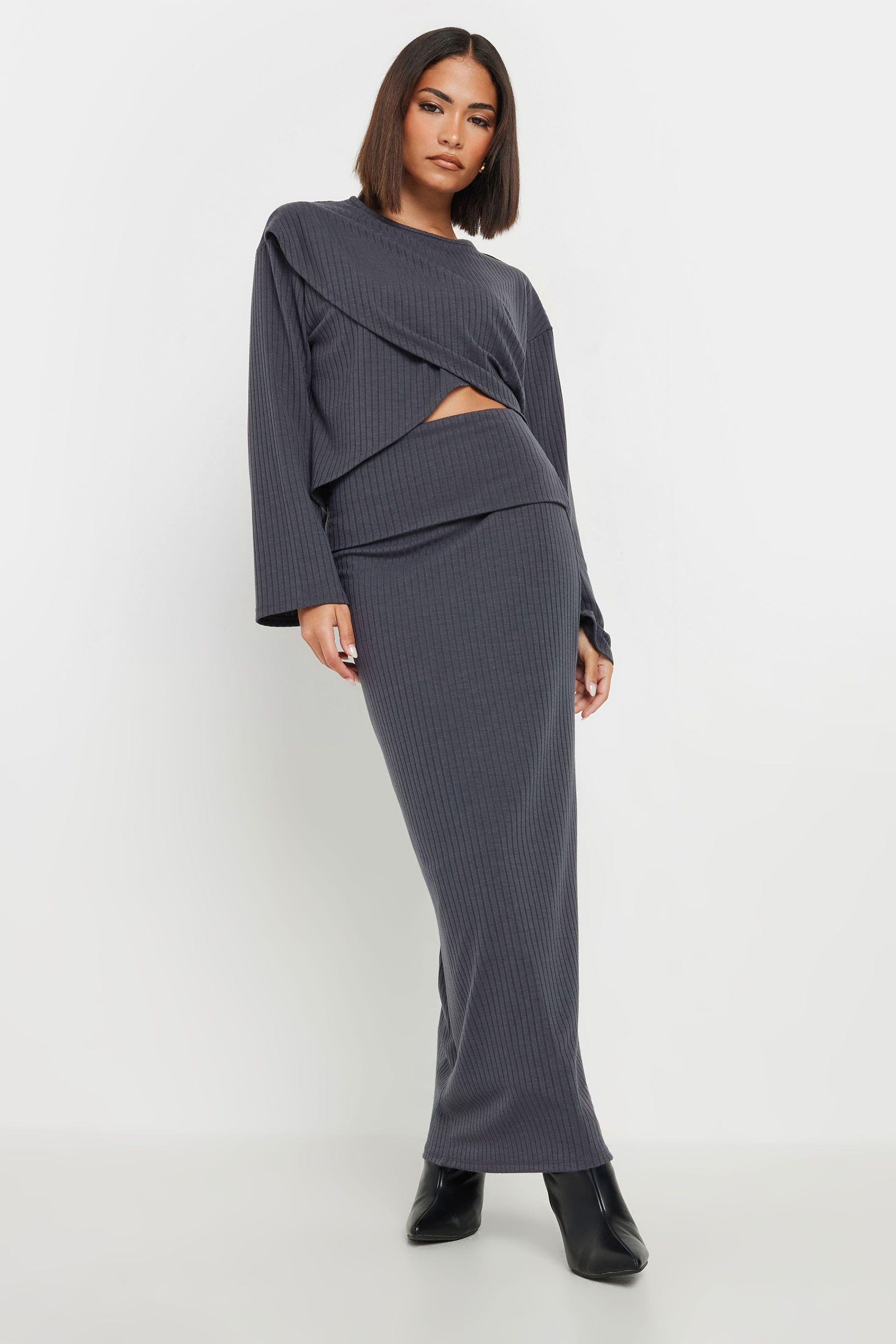 Petite Ribbed Skirt by PIXIEGIRL