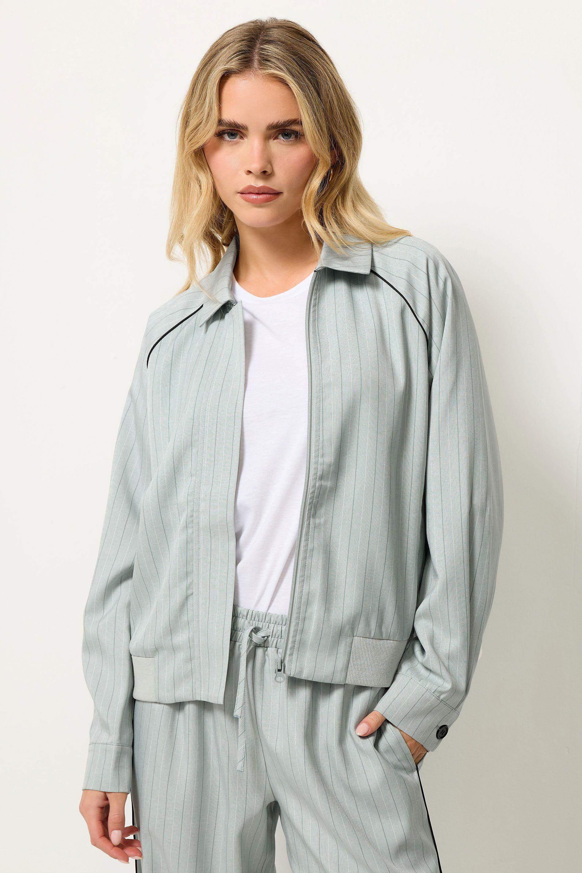 Petite Stripe Tailored Jacket by PIXIEGIRL