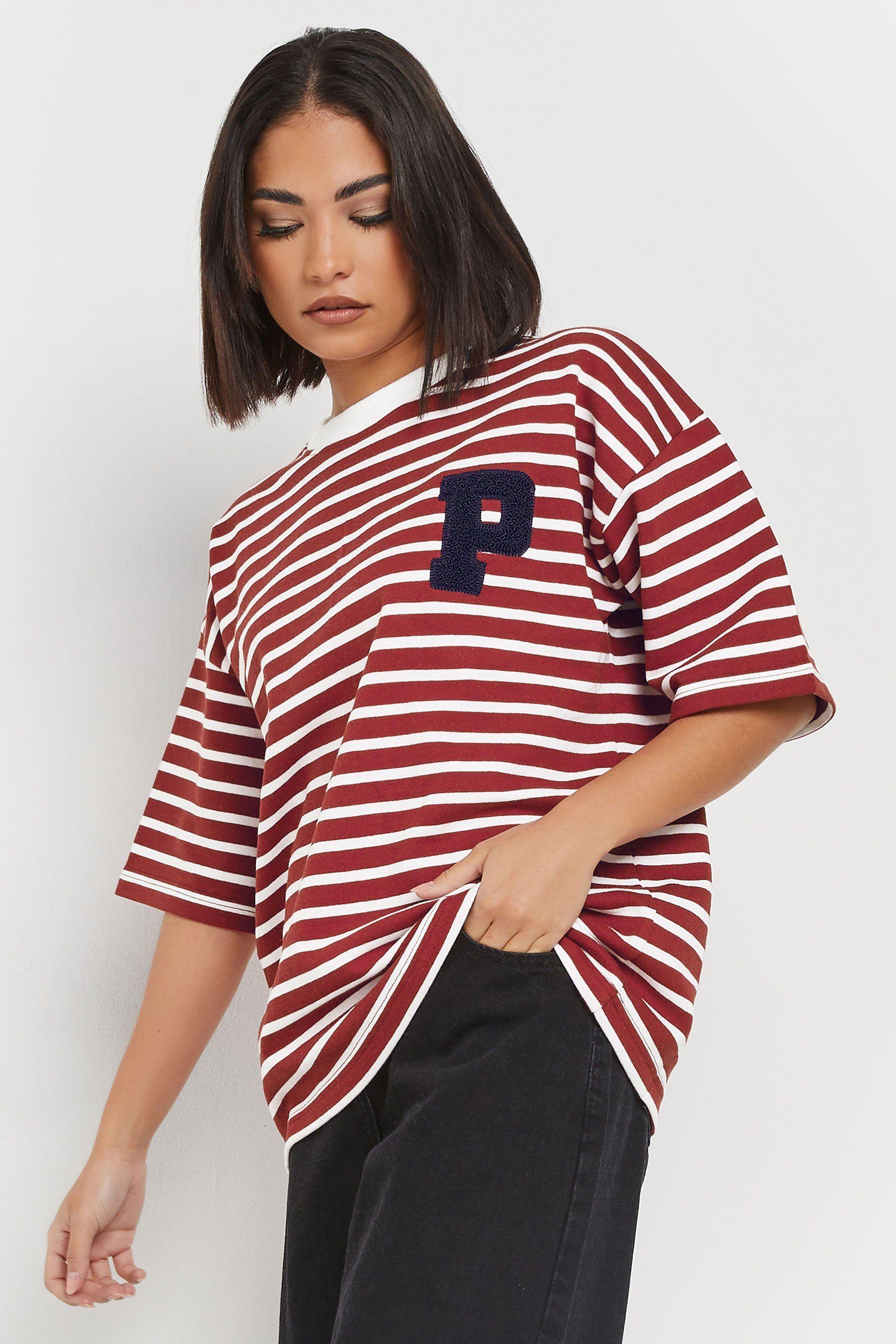 Petite Striped T-Shirt by PIXIEGIRL