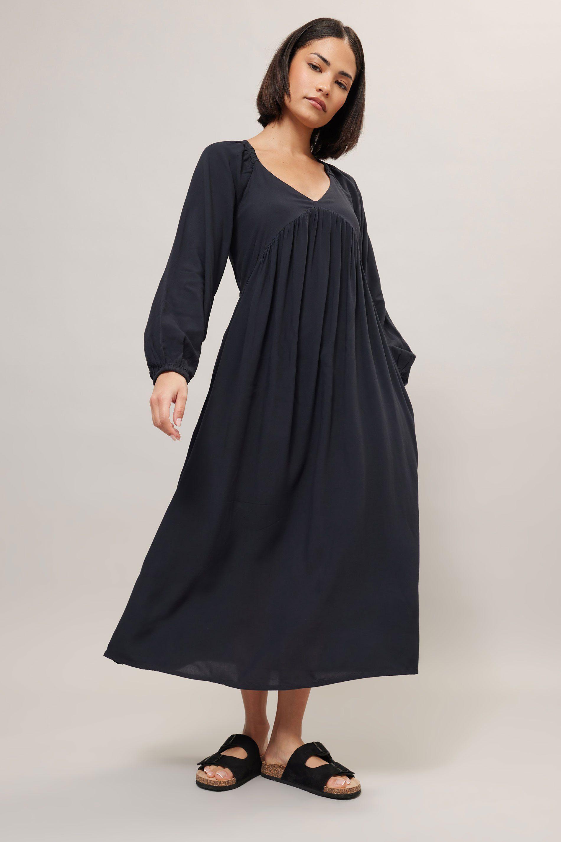 Petite Tie Smock Dress by PIXIEGIRL