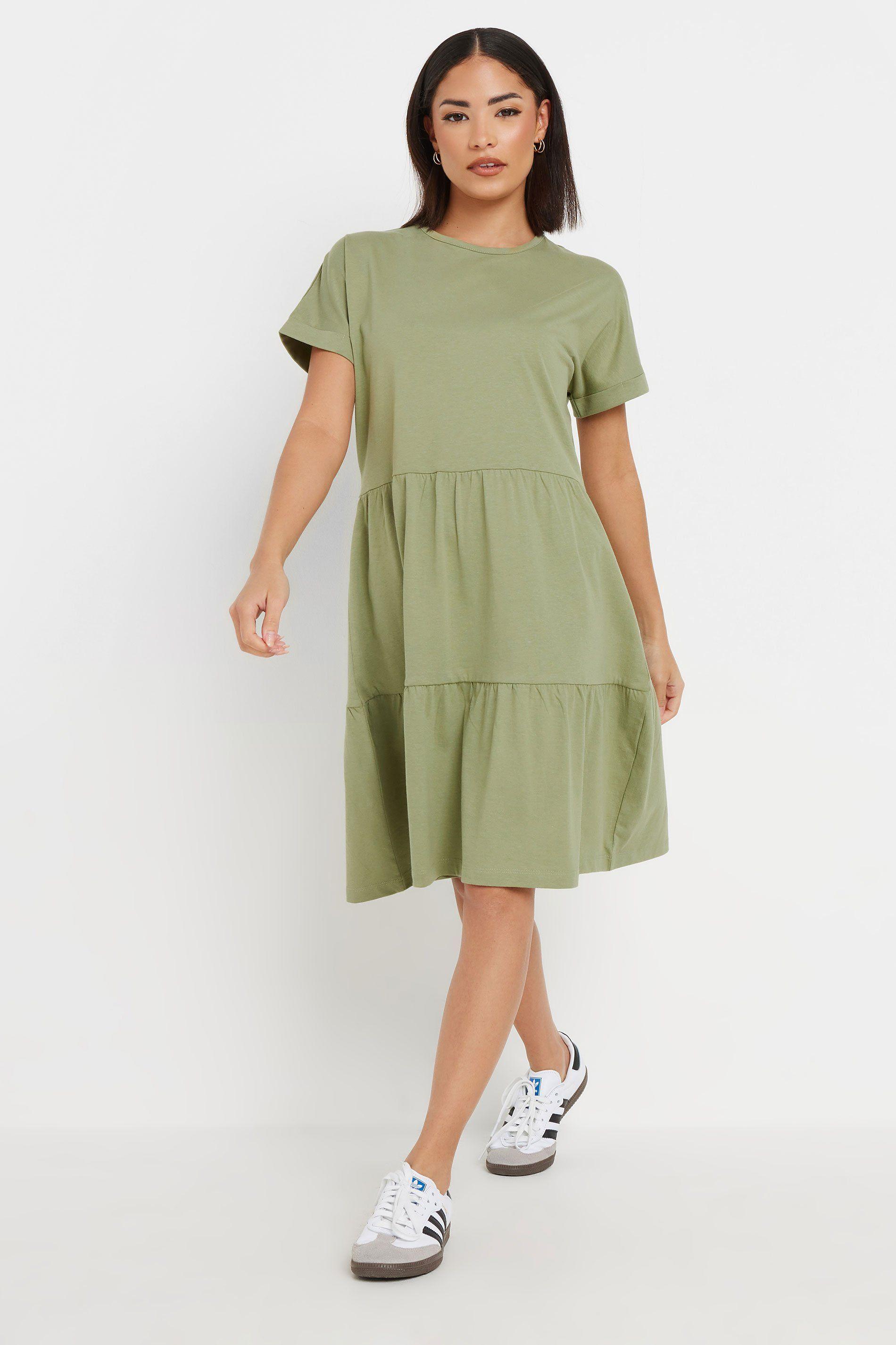 Petite Tiered Smock Dress by PIXIEGIRL