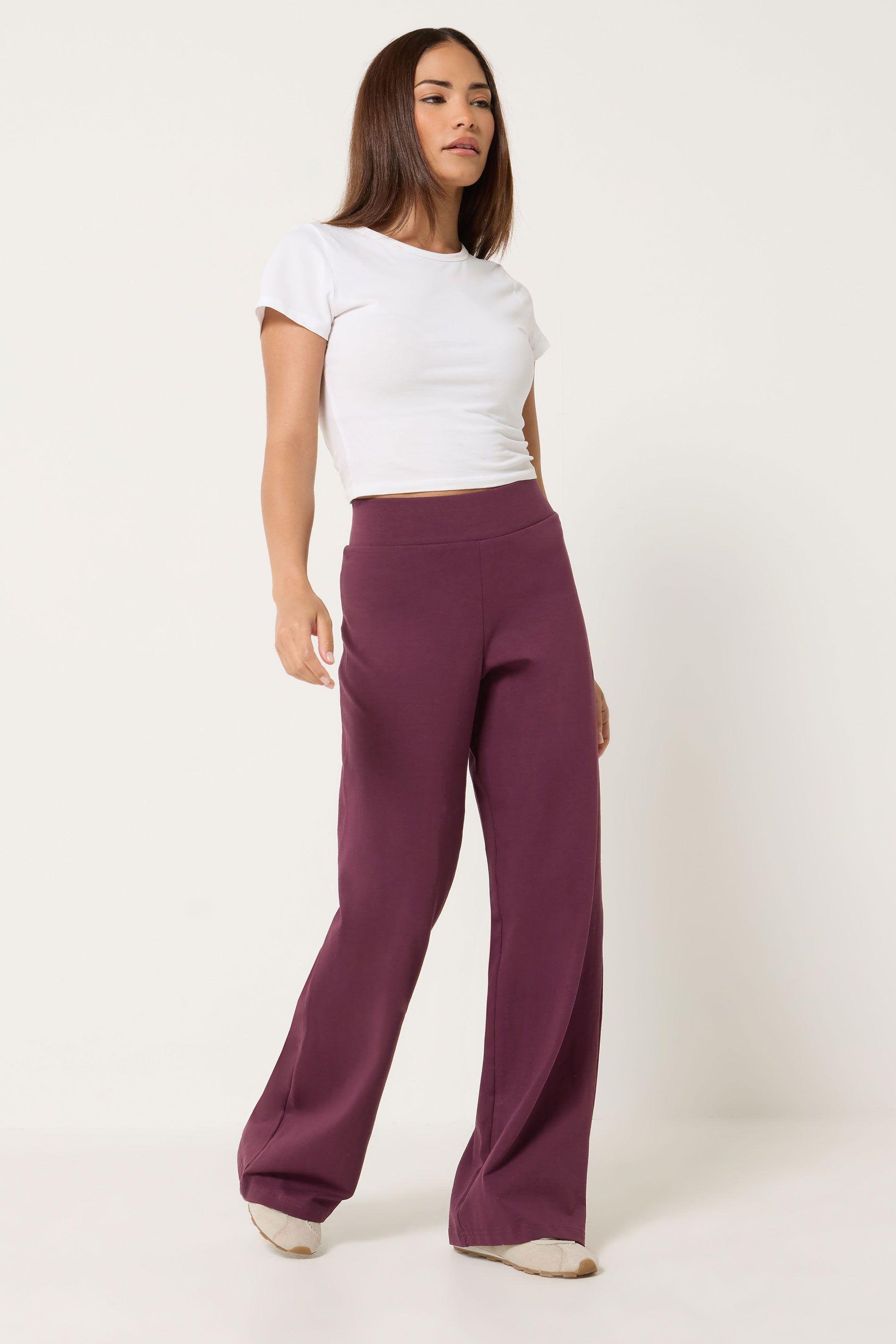 Petite Wide Leg Yoga Pants by PIXIEGIRL