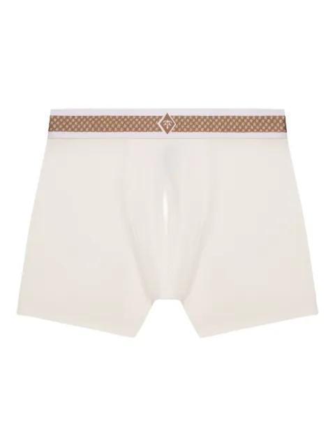elastic-waist boxer shorts by PLACE OF ELMS
