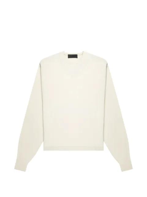 embroidered crew-neck sweater by PLACE OF ELMS