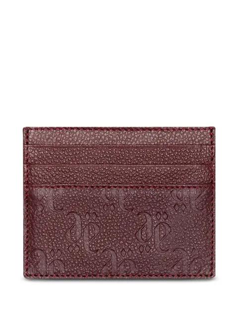 grained card holder by PLACE OF ELMS