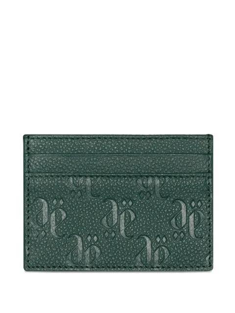 grained debossed card holder by PLACE OF ELMS