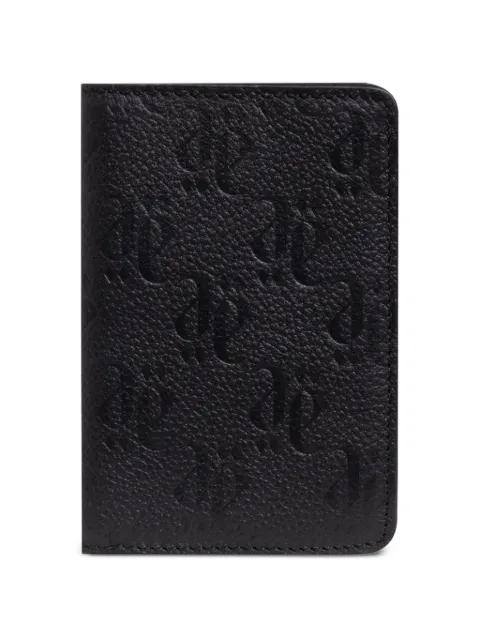 grained monolink wallet by PLACE OF ELMS