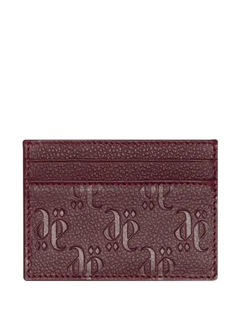 logo-embossed cardholder by PLACE OF ELMS