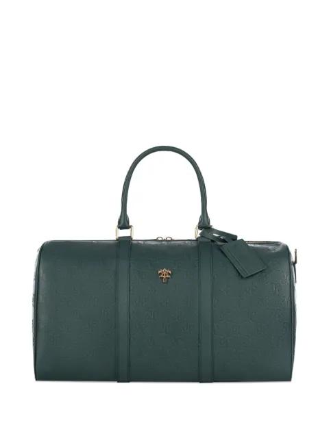 logo-embossed holdall by PLACE OF ELMS