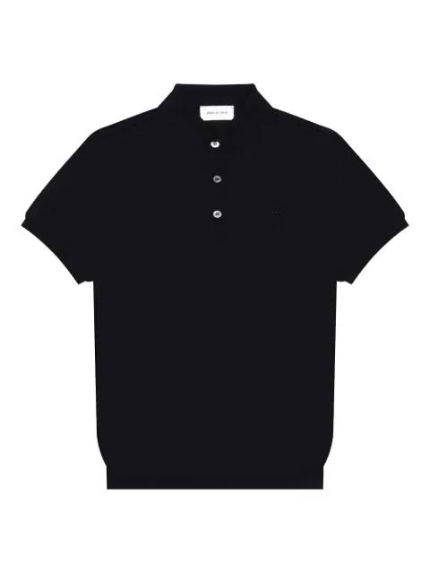 logo-embroidered short-sleeve polo shirt by PLACE OF ELMS