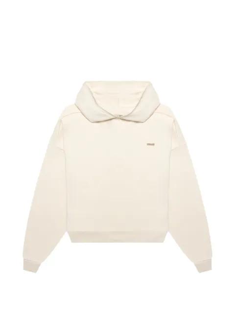 logo-plaque hoodie by PLACE OF ELMS