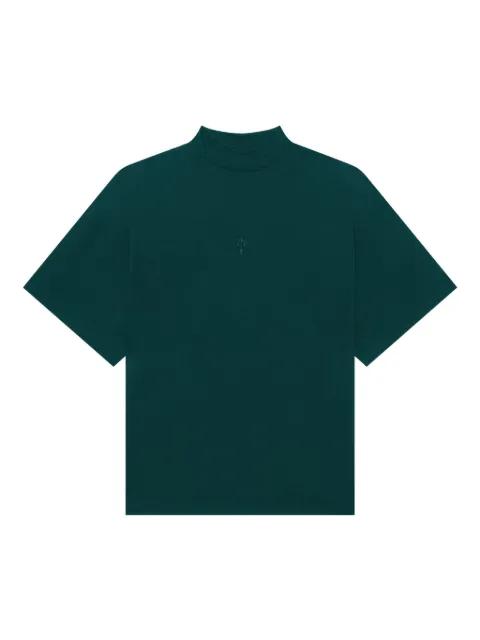 mock-neck T-shirt by PLACE OF ELMS