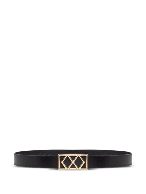 reversible leather belt by PLACE OF ELMS