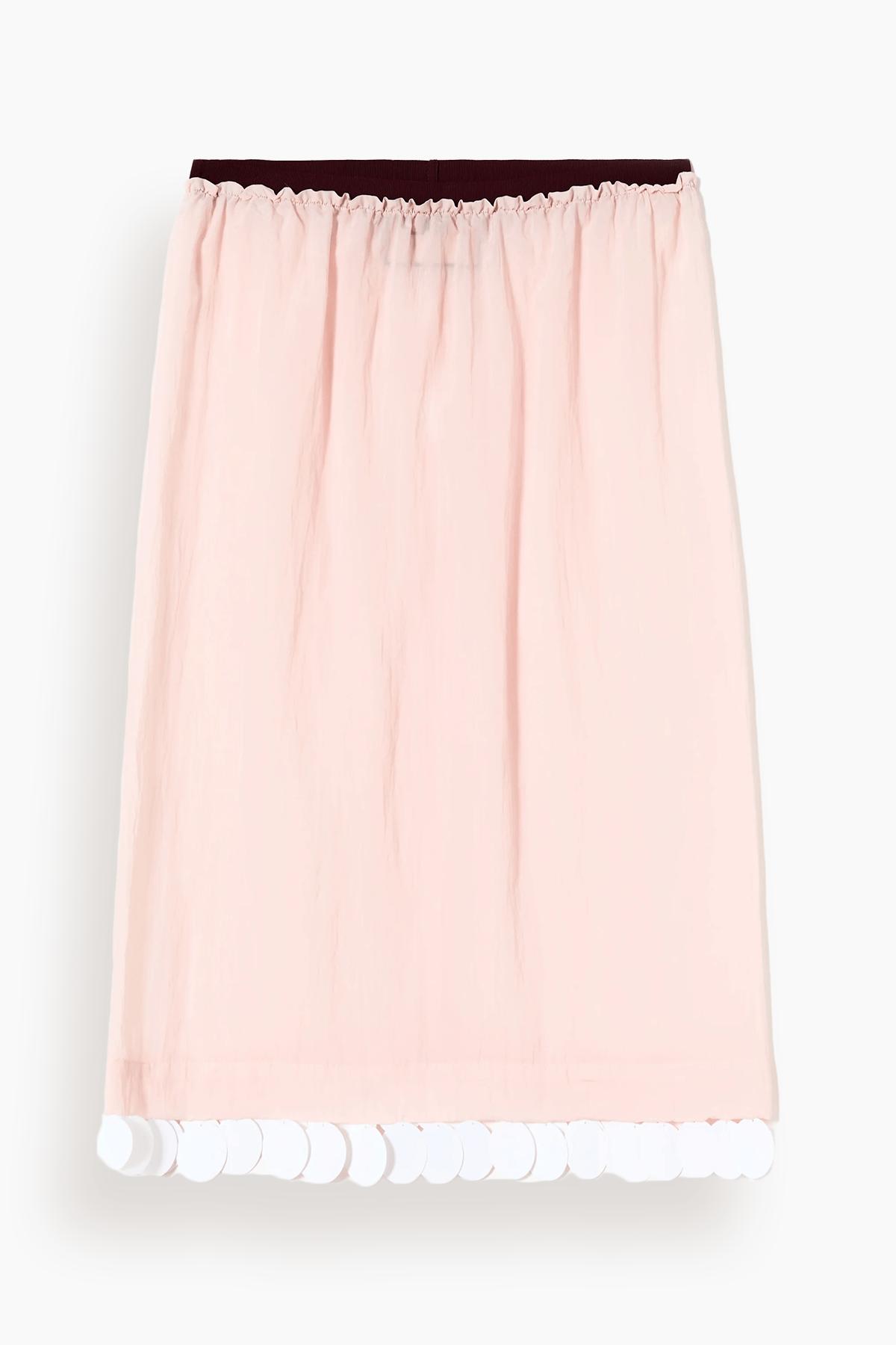 Skirt in Baby Pink by PLAN C