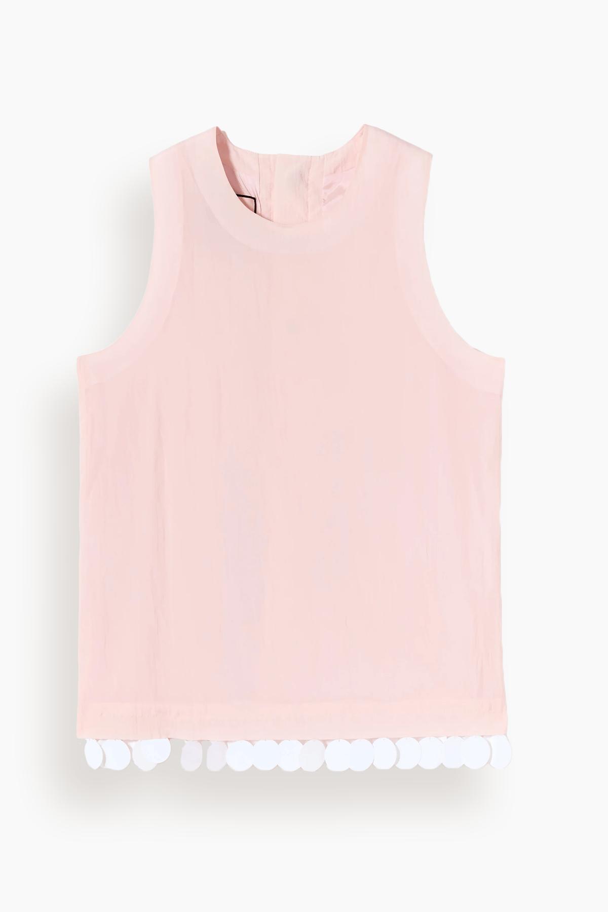 Tank Top in Baby Pink by PLAN C