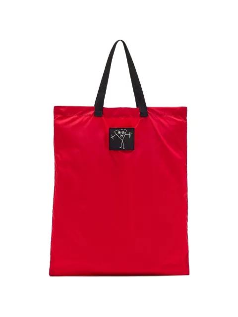 appliqué-detail tote bag by PLAN C