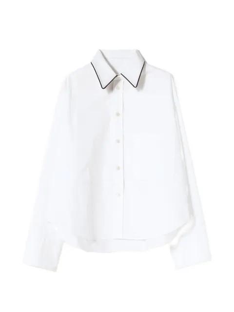 buttoned collar shirt by PLAN C