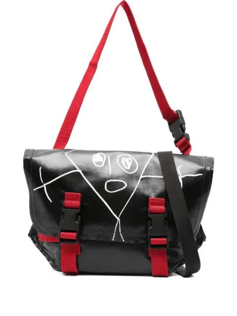doodle print buckle bag by PLAN C
