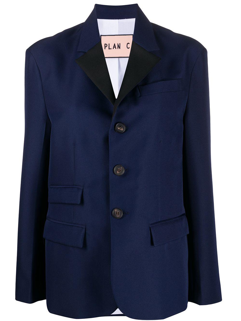 flap pocket blazer by PLAN C