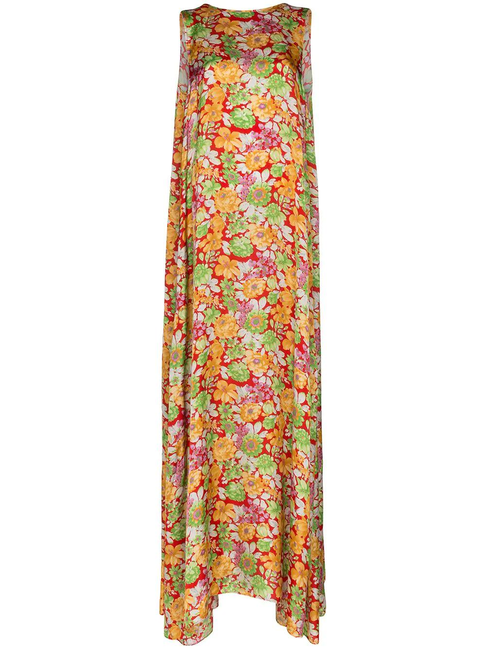 floral print maxi dress by PLAN C