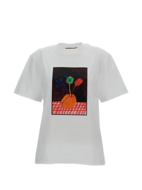 graphic-print T-shirt by PLAN C