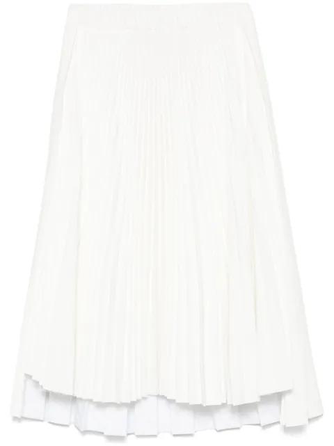 pleated midi skirt by PLAN C