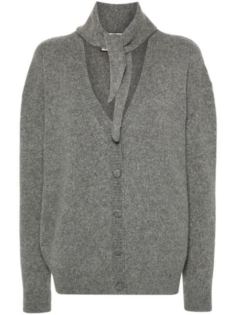 ribbed-knit cardigan by PLAN C