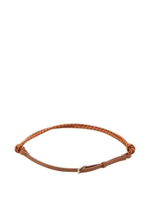 rope-detail belt by PLAN C