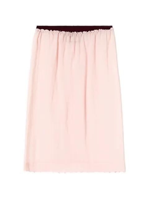 scalloped skirt by PLAN C