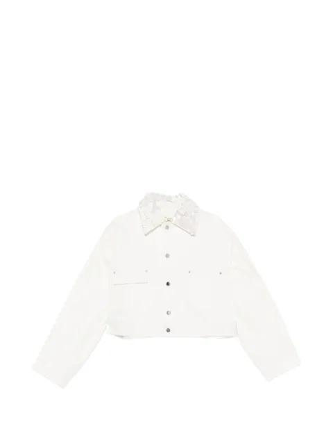sequin-detail pocket jacket by PLAN C