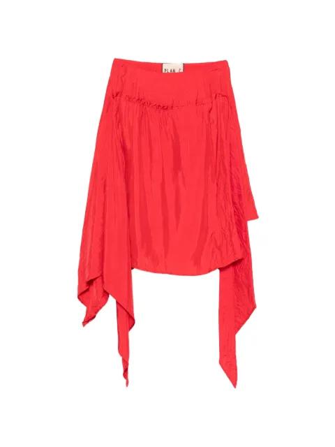 tie detail skirt by PLAN C