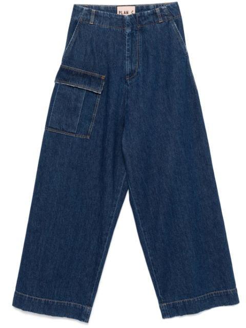 wide-leg jeans by PLAN C