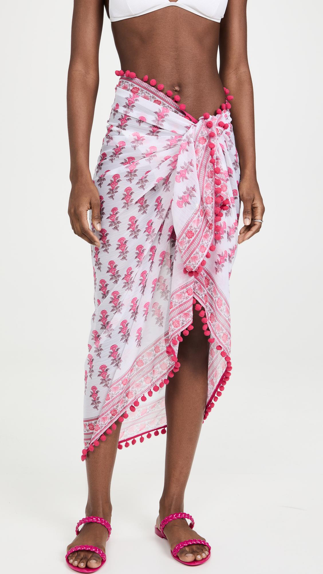 Border Print Sarong by PLAYA LUCILA