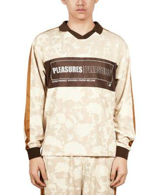Despair Logo Skull Graphic Polo Jersey by PLEASURES