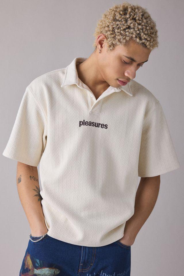 PLEASURES Cable Polo Shirt by PLEASURES