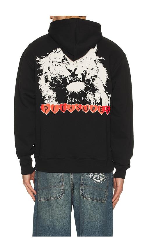 Pleasures Grin Hoodie in Black by PLEASURES
