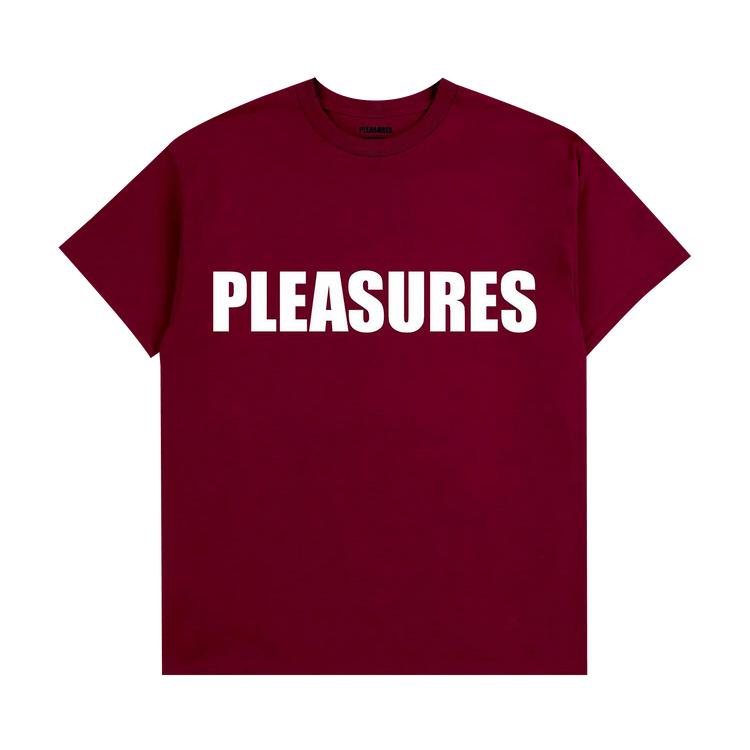 Pleasures Security T-Shirt 'Burgundy' by PLEASURES