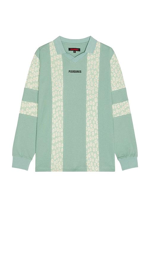 Pleasures Sounds Rugby Polo in Green by PLEASURES