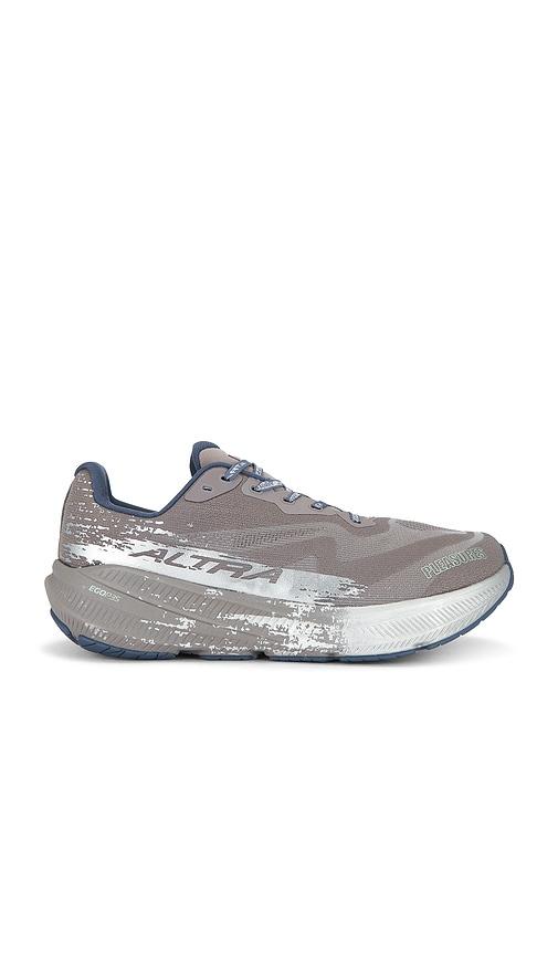 Pleasures x Altra Running Experience Flow 3 Sneakers in Grey,Slate by PLEASURES