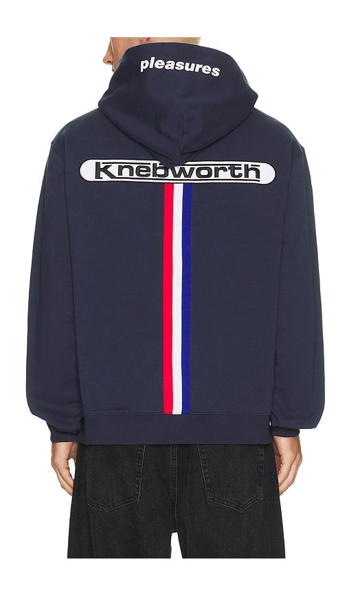 Pleasures x Oasis Knebworth Hoodie in Navy by PLEASURES