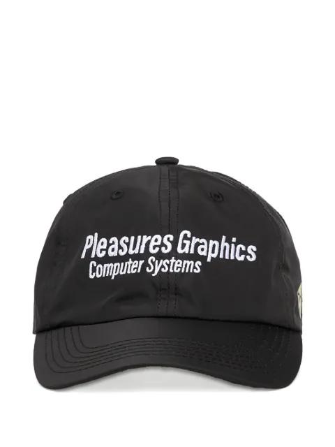 System Tech graphic baseball cap by PLEASURES