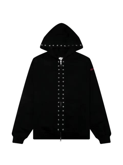 Zero Studded dane hoodie by PLEASURES