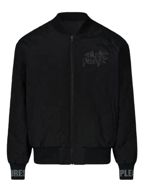 graphic-print reversible bomber jacket by PLEASURES
