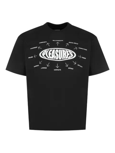 logo overview t-shirt by PLEASURES