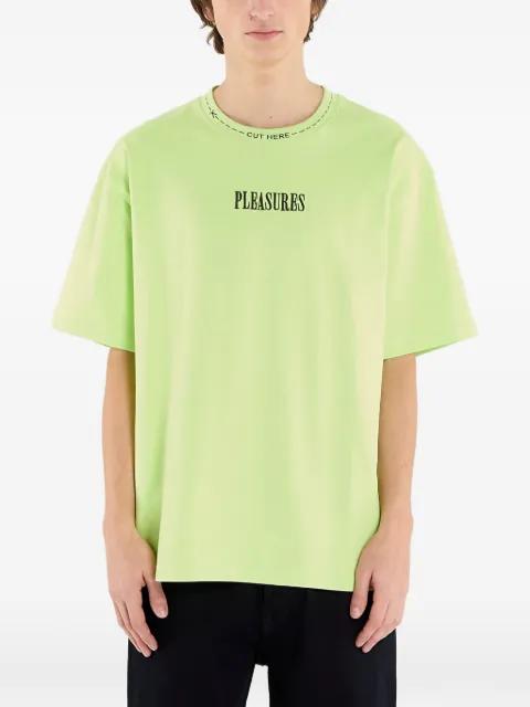 text detail T-shirt by PLEASURES